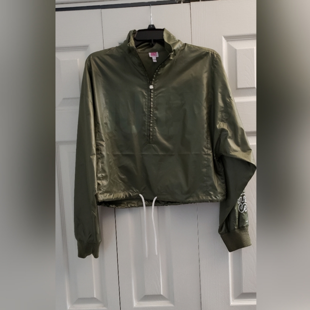 NWT Juicy Couture Henley Cropped Jacket